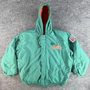 Vintage Miami Dolphins Jacke Herren XL grün NFL Football Starter Pro Line 90s - Bild 1 von 18