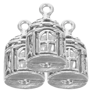  6 stücke Hohl Liebe Vogel Perle Perle Käfig Medaillon Anhänger für DIY - Picture 1 of 12