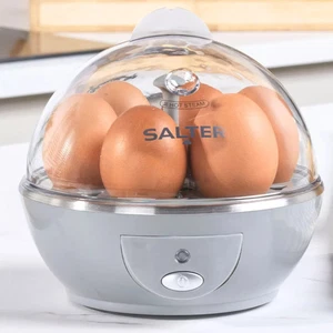 Cocina de 6 huevos Aspen compacta eléctrica fácil de hervir huevos caza furtiva máquina de desayuno - Imagen 1 de 11