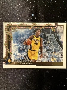 2025-26 Topps Baloncesto NBA Vacaciones H-39 Bennedict Mathurin Indiana Pacers BB - Imagen 1 de 2