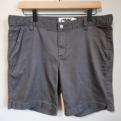 Mountain Khakis Womens Shorts 12 Gray Cotton Stretch Casual Outdoor Gorpcore - Image 1 of 4