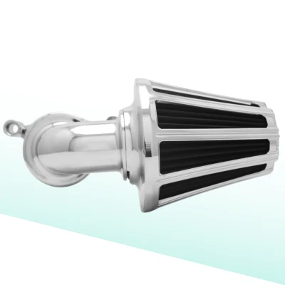 Gauge Cone Air Cleaner filter intake Fit Harley Sportster XL883N Roadster 1200 Foto 1 de 4
