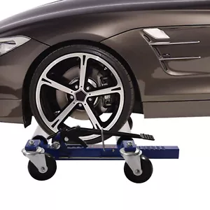 Rad Dolly 1300 Pfund Kapazität Wagenheber Dolly Schwerlast Selbstladender Dolly Blau - Bild 1 von 11