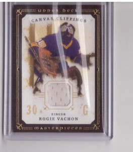 ROGIE VACHON 2008-09 UPPER DECK MASTERPIECES CANVAS CLIPPINGS JERSEY SP #CC-RV1