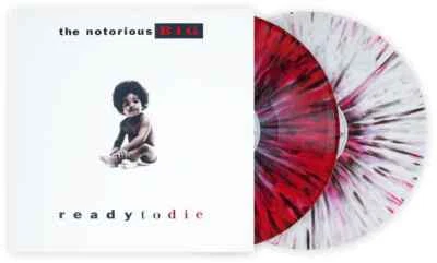 THE NOTORIOUS BIG READY TO DIE VINYL NEW! LIMITED RED+WHITE W SPLATTER LP! JUICY - Image 1 of 2
