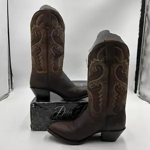 Dan Post Marla halbhohe Damenstiefel rund geschnitten 1-2 Zoll, Größe 9 M, braun - Bild 1 von 9