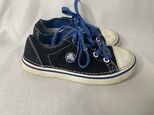Kids Crocs Hover Lace Up Size 12 C Sneakers  Shoes Black - Picture 1 of 7