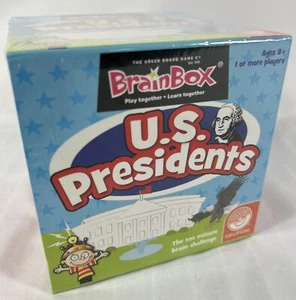BrainBox US Presidents MindWare The Ten Minute Brain Challenge NUOVO IN SCATOLA Sigillato - Foto 1 di 7