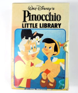 4 Vintage NOS Walt Disney Pinocchio Little Library Books Mini Stories Sealed - Picture 1 of 12