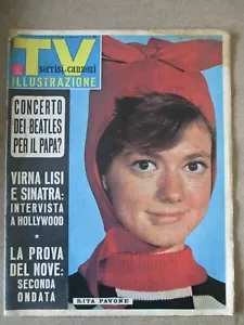 TV SORRISI E CANZONI NUMERO 47 ANNO 1965 COPERTINA RITA PAVONE - Imagen 1 de 1