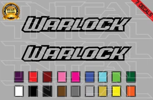Warlock Decal Set Fits: Rebel Ram Dodge Trx Truck Bedside Vinyl Stickers x2 - Bild 1 von 2