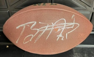 Brandon Meriweather Patriots Bears, Giants, Redskins signiert NFL Wilson Football - Bild 1 von 3