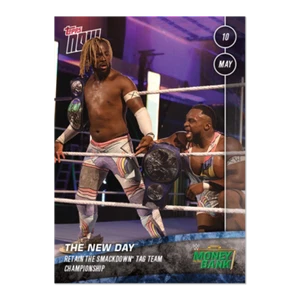 THE NEW DAY 2020 TOPPS NOW WWE #27 MONEY IN THE BANK - Picture 1 of 2