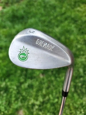 Bombtech Golf Grenade Gap Wedge 52 Right-handed Steel Stiff Grip is Worn - Image 1 of 4