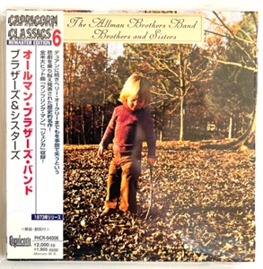 THE ALLMAN BROTHERS BAND / BROTHERS AND SISTERS Mini LP CD w/Obi from Japan - Picture 1 of 5