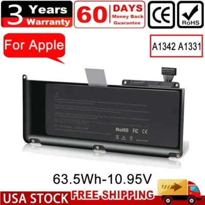 Новый аккумулятор A1342 A1331 для Apple MacBook 13 дюймов белый цельный корпус конец 2009 г. / середина 2010 г. - Изображение 1 из 4