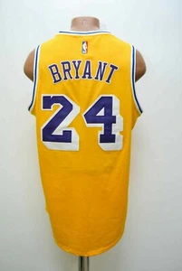 NBA LOS ANGELES LAKERS BASKETBALL SHIRT #24 BRYANT ADIDAS SIZE M ADULT - Picture 1 of 5