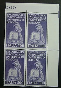 1988 Quartina University of Bologna MNh**1 - Picture 1 of 1