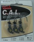 Doa 86423 Calibre Jighead Noir 7.4ml 3CT