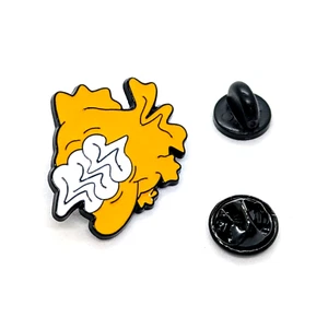BLINKY PIN The Simpsons Three-Eyed Fish FOX Cartoon Gift Enamel Lapel Brooch - Picture 1 of 4