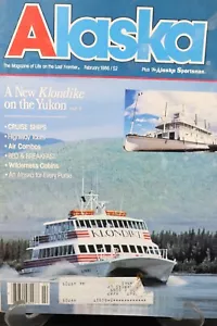 Alaska Magazine February 1986 Life on the Last Frontier Plastic Protective Sheet - Foto 1 di 4