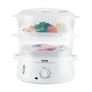 VEVOR VEVOR Electric Food Steamer, 7.4Qt/7L Electric Vegetable Steamer With 2-Ti - Picture 1 of 9