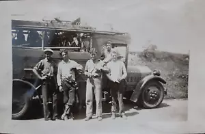Cinture di sicurezza Fageol camion vintage anni 20 lavoro linemen arrampicata punte - Foto 1 di 3