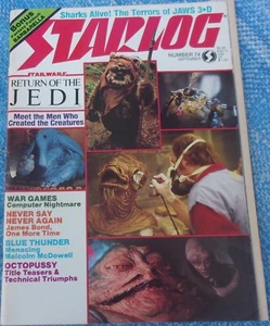 Revista Starlog #74 Septiembre 1983 Return Of The Jedi Jaws 3 Barbarella War Games - Imagen 1 de 8