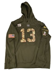 Nike NFL New York Giants Salute to Service Sweatshirt Hoodie Odell Beckham JR XL