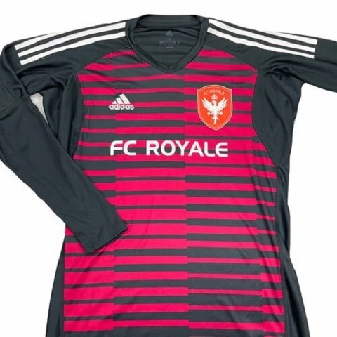 Adidas Mens Pink Black Climalite Fc Royale Leicester City Football Jersey Size M Cover