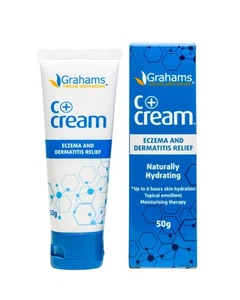 C+ Eczema Cream Dermatitis Treatment - Lotion for Extremely Dry Skin, Inflamm... - Picture 1 of 8