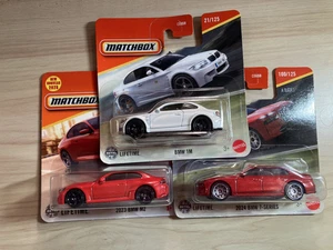 Matchbox bundle x 3 BMW 2025 models 1M M2 and 7-Series new on cards - Picture 1 of 14
