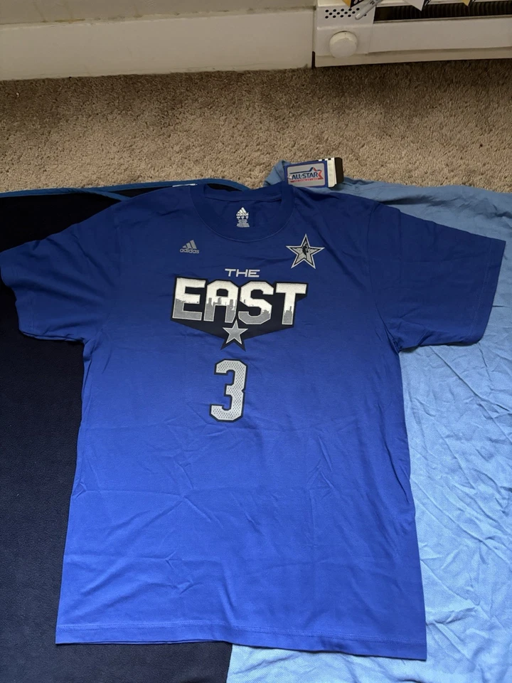 NUEVA Camiseta Adidas NBA 2011 All Star Game Los Angeles Dwayne Wade 3 Miami Heat XL Foto 1 de 4