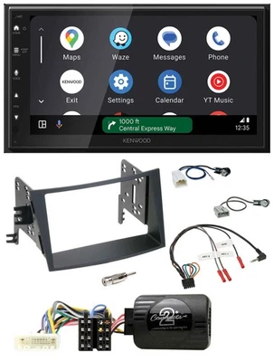Kenwood DAB Bluetooth USB Lenkrad 2DIN Autoradio für Subaru Legacy Outback 09-15 - Bild 1 von 4