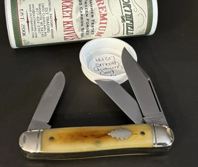 🔥 GEC Great Eastern Cutlery 661317 Smooth Autumn Gold Bone Pocket Knife  - Image 1 of 4