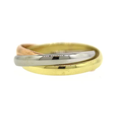 Cartier Trinity Rose, White & Gold 18k Rings - Image 1 of 4