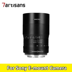 7artisans 60mm F2.8 APS-C Manual Focus Macro Prime Lens For Sony E-mount Camera - Picture 1 of 11