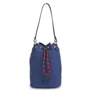 Bolsa de cubo de gabardina Miu Miu 135588129 - Imagen 1 de 9