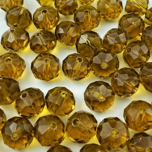 500 Stck. Kristall Glasperlen 3 mm Facettiert Rondelle Glas Zwischenperlen mit Loch für - Bild 1 von 6