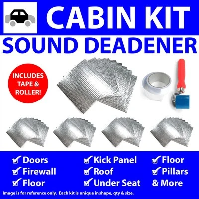 Heat & Sound Barrier 2002-2007 Jeep Cherokee Cabin Pro+ Kit Tape & Roller Foto 1 de 4