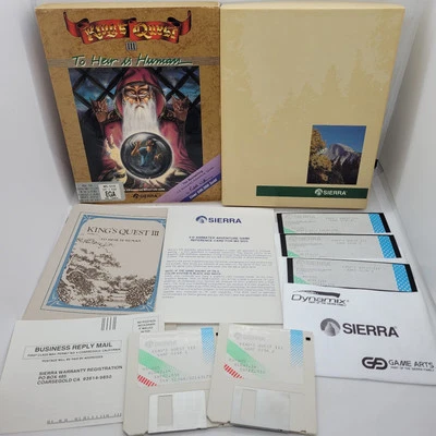 Kings Quest III The Heir is Human 3.5" EGA Tandy MS-DOS PC Video Game Sierra - Image 1 of 4