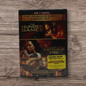 HUNGER GAMES, CATCHING FIRE, MOCKINGJAY P1: 3-Movie Set (NEW/SEALED DVD, 2012) - Picture 1 of 2