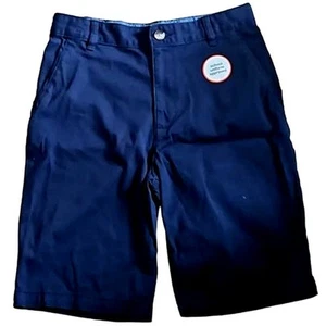 Wonder Nation Boys Navy Blue School Uniform Shorts Size 16 Flat Front NWT - Picture 1 of 4