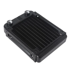 1/4" Pure Aluminum 10 Pipe Heat Exchanger Radiator for Computer PC CPU CO2 Water - Afbeelding 1 van 8