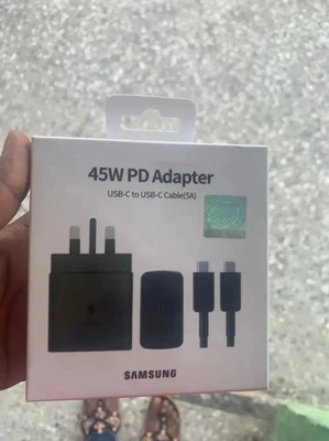 Samsung Galaxy Official 45W Super Fast Charger 2.0 with USB-C to C Data Cable - Image 1 of 4