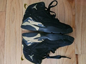 NIKE JORDAN YOUTH MVP (GS) BLACK/METALLIC GOLD-ANTHRACITE DZ5578 007 SIZE 12C - Picture 1 of 24