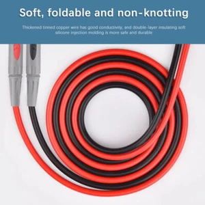 1000V 20A Prüfspitzen Krokodilklemme Messkabel Messleitung Prüfkabel Multimeter - Bild 1 von 7