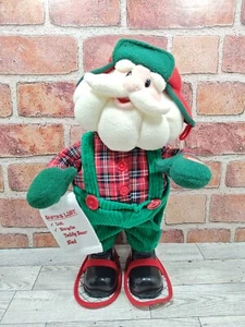 2004 Avon animierter singender tanzender Weihnachtsmann Kopf & Arme bewegen, Füße mischen getestet - Bild 1 von 8