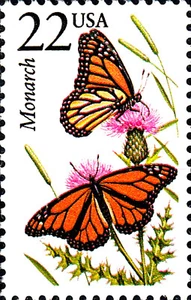 USA postfrisch MNH Monarchfalter Monarch Schmetterling Insekt Falter Edelfalter - Bild 1 von 1