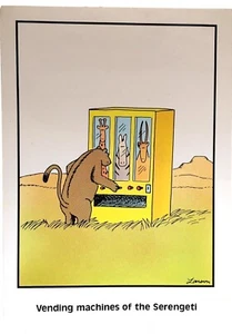 Far Side Vintage GREETING CARD Circa 1982-1984 Brand New ORIGINAL Collectible - Picture 1 of 1